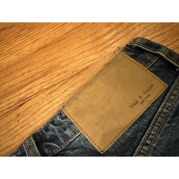 rag & bone Alissa High-Rise Cropped Barrel Wide Leg Jeans Size 27 Denim Casual - Picture 9 of 10